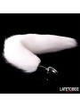 Plug Anal con Cola Blanco 40 cm - Juguetes XXX: ¡Explora nuevas sensaciones!
