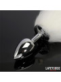 Plug Anal con Cola Blanco 40 cm - Juguetes XXX: ¡Explora nuevas sensaciones!