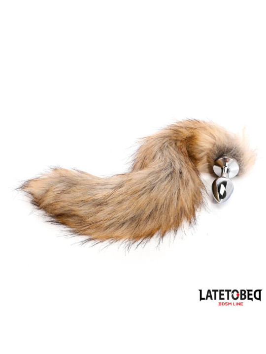 Plug Anal con Cola Marrón 40 cm - Juguetes XXX: ¡Explora nuevas sensaciones!