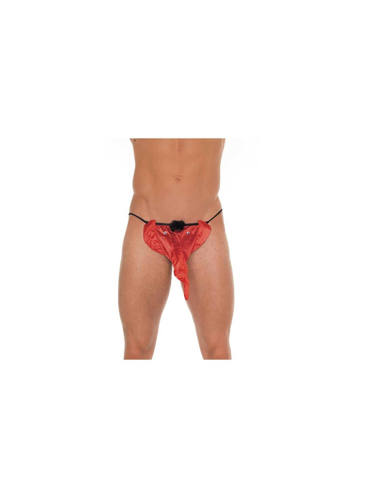 Tanga Elefante Rojo Talla Única