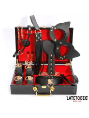 Kit Bondage Cuero 8 Pz con Maletín | Juguetes XXX - ¡Explora tu lado sensual!