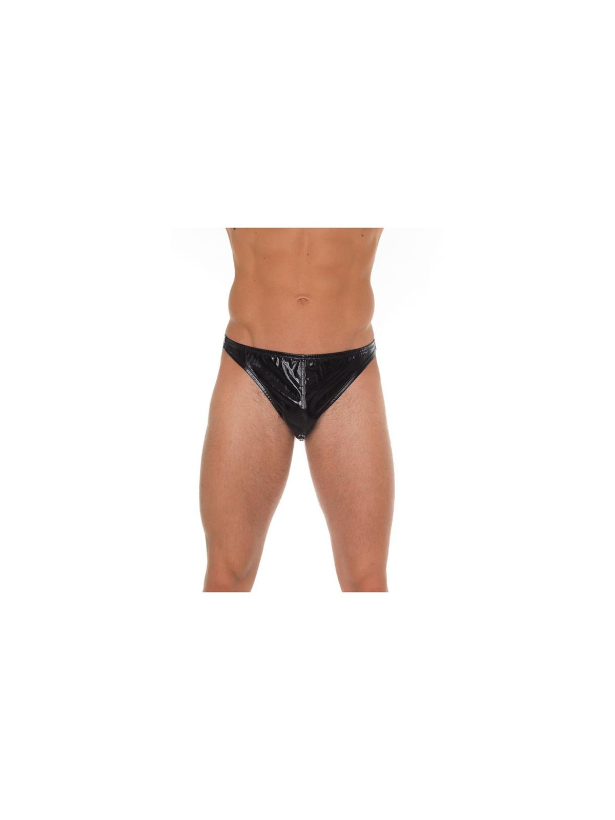 Tanga Negro Brillante Talla Única