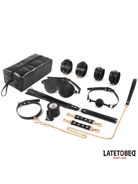 Kit de Bondage 8 Pz con Bolsa de Almacenaje - Juguetes XXX | ¡Explora tu lado sensual!