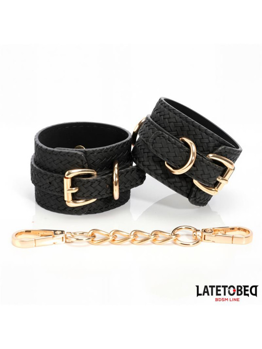 Esposas Doradas con Cadena - Juguetes XXX de Lujo