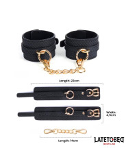 Esposas Doradas con Cadena - Juguetes XXX de Lujo