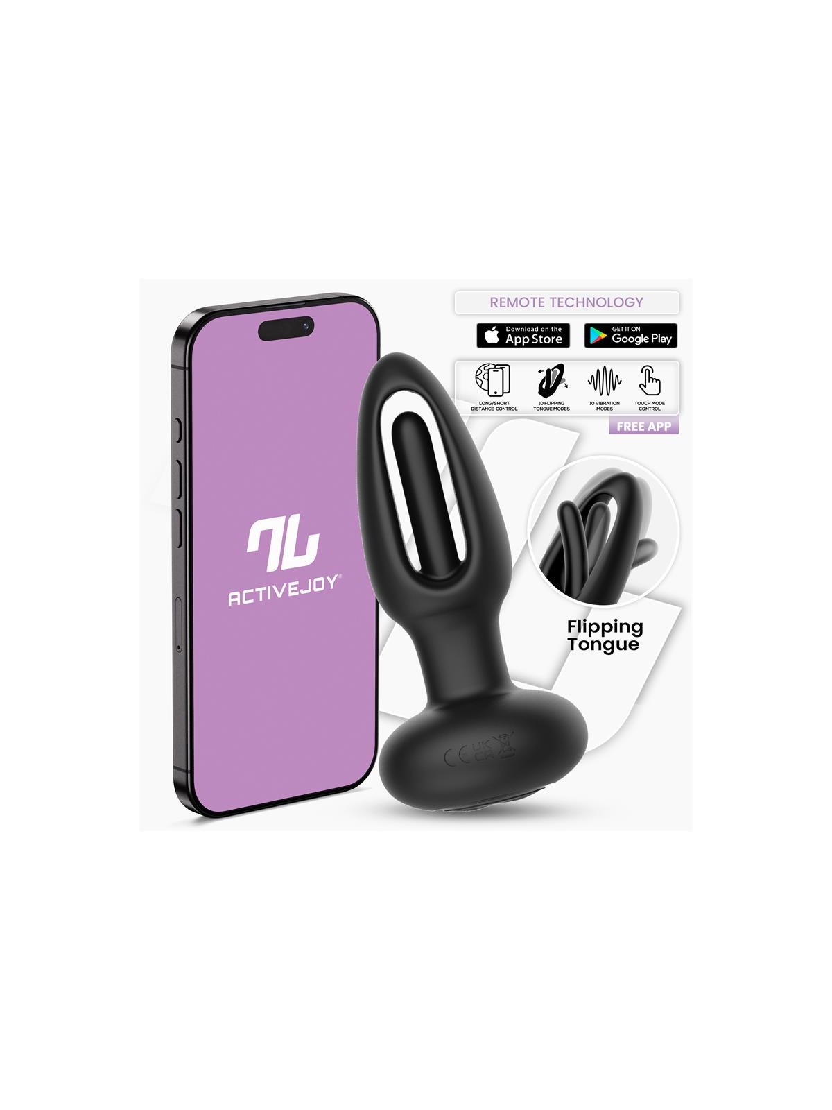Zack Plug Anal con Vibración y App - Juguetes XXX