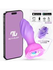 ¡Moxy Plug Anal con Rotación 360º y App - Juguetes XXX!