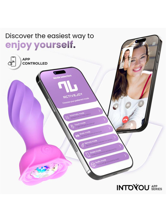 ¡Moxy Plug Anal con Rotación 360º y App - Juguetes XXX!