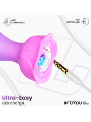 ¡Moxy Plug Anal con Rotación 360º y App - Juguetes XXX!