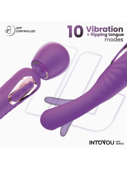 Masajeador Salma con Flipping Tongue y Vibración - Juguetes XXX