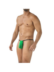 Tanga Fluo Pouch Verde - Lencería Sensual y Vibrante