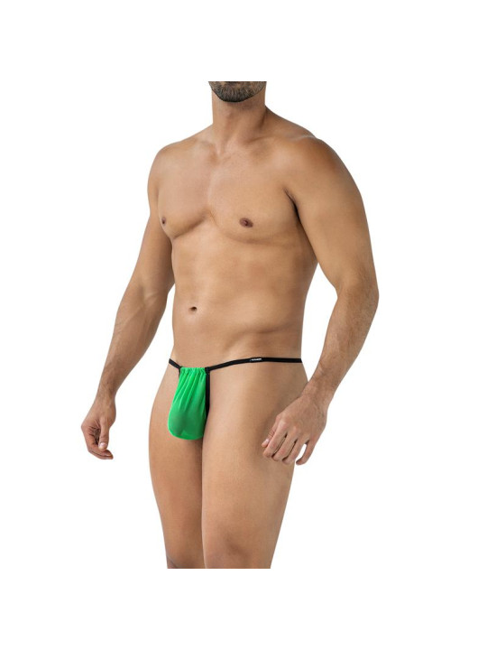 Tanga Fluo Pouch Verde - Lencería Sensual y Vibrante