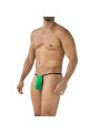 Tanga Fluo Pouch Verde - Lencería Sensual y Vibrante