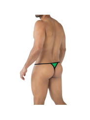 Tanga Fluo Pouch Verde - Lencería Sensual y Vibrante