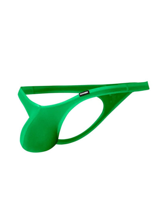 Tanga Bulge Verde - Lencería Sensual y Atractiva