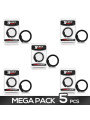 Pack 5 Anillos Pene Ajustables Silicona - Varios 