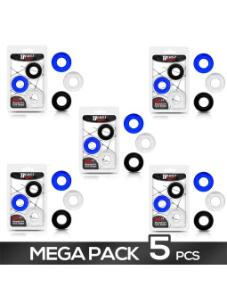 Conjunto 3 Anillos Pene 16mm Varios Colores