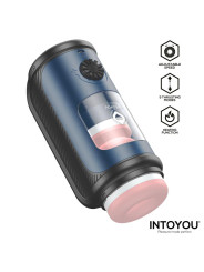 Tenkro Masturbador con Thrusting y Calor USB-C | Juguetes XXX - ¡Descubre el placer!