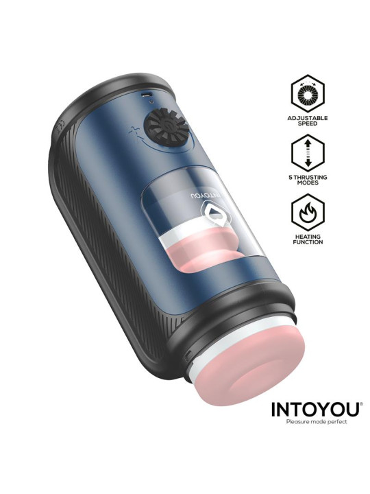 Tenkro Masturbador con Thrusting y Calor USB-C | Juguetes XXX - ¡Descubre el placer!