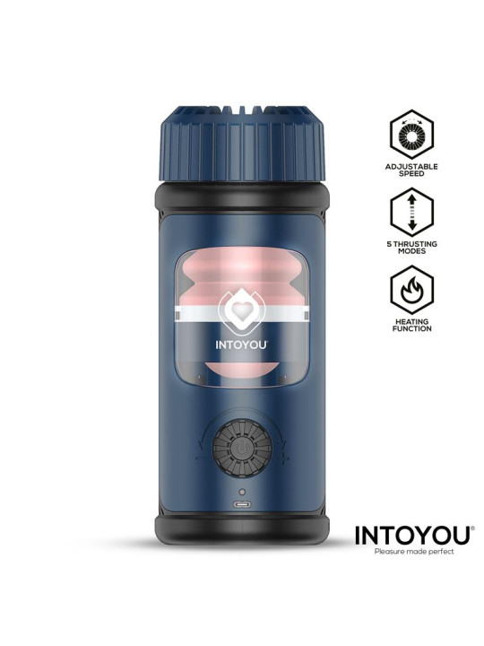 Tenkro Masturbador con Thrusting y Calor USB-C | Juguetes XXX - ¡Descubre el placer!