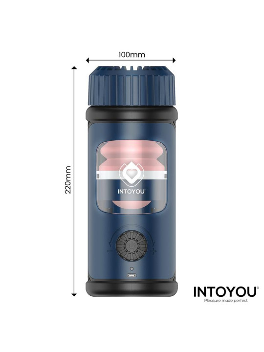 Tenkro Masturbador con Thrusting y Calor USB-C | Juguetes XXX - ¡Descubre el placer!