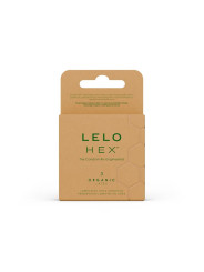 Preservativos Orgánicos HEX 3 unidades - ¡Protección Natural!