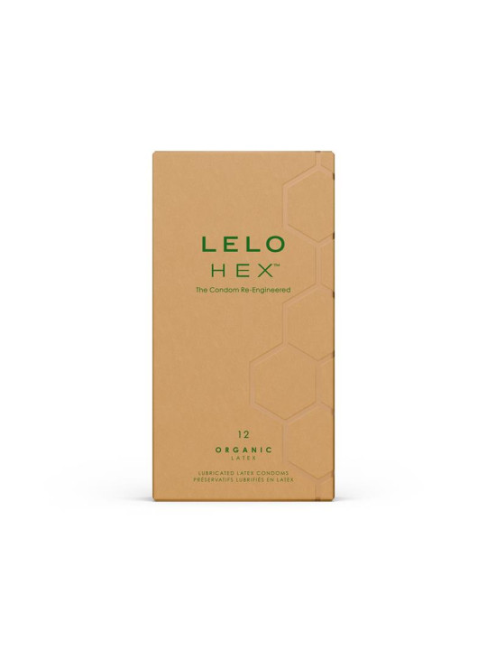 Preservativos Orgánicos HEX 12 unidades - ¡Protección Natural!