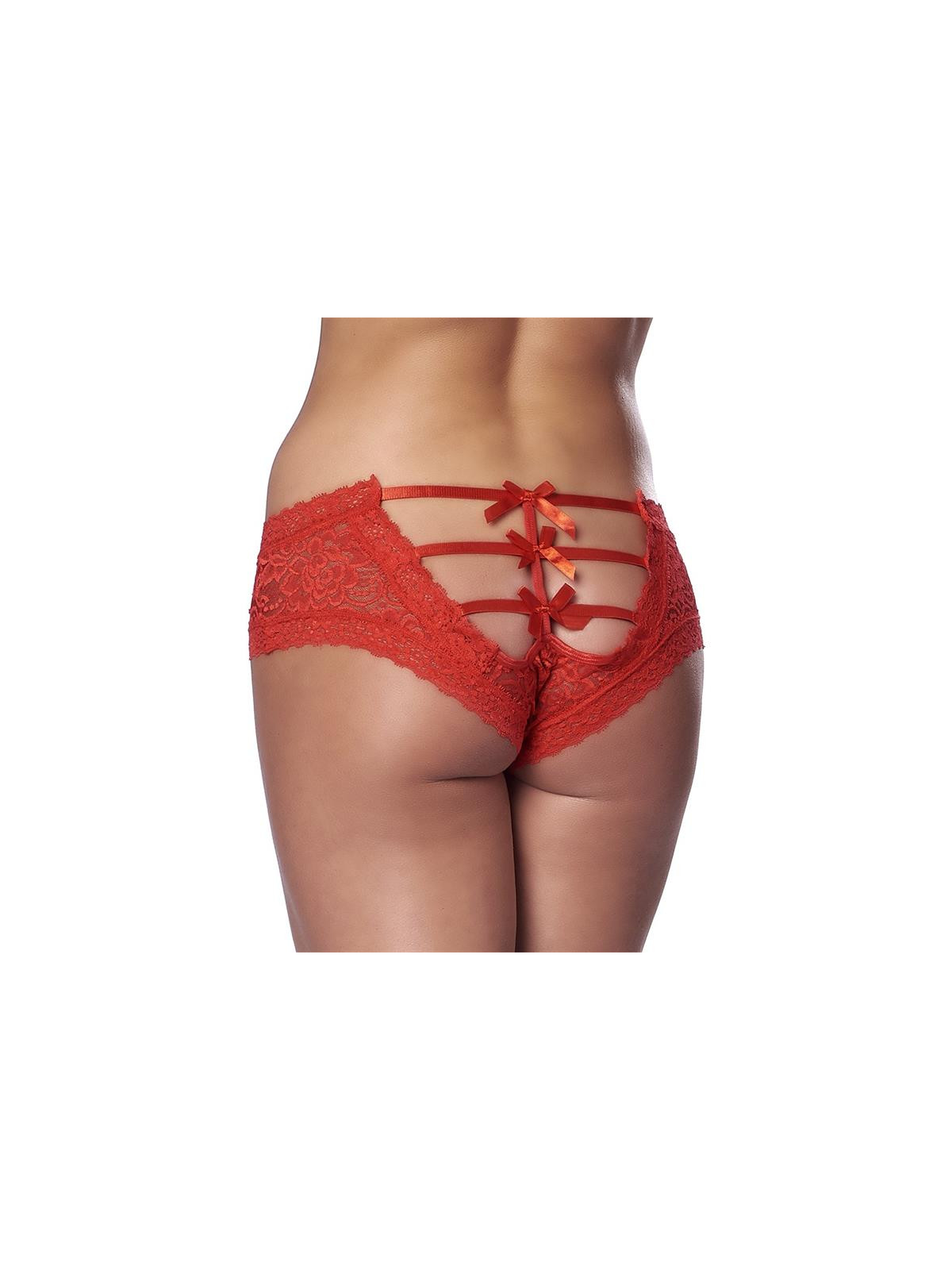 Braguitas Ancha Tipo Corset Rojas Talla Única