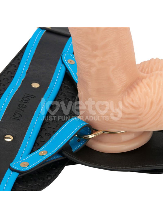 Arnés con Dildo Vibrador 9.5 - Juguetes XXX: ¡Placer garantizado!