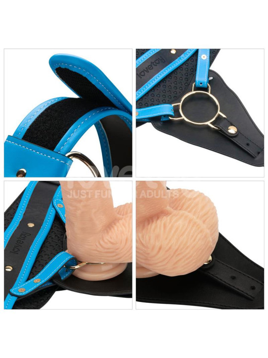 Arnés con Dildo Vibrador 9.5 - Juguetes XXX: ¡Placer garantizado!