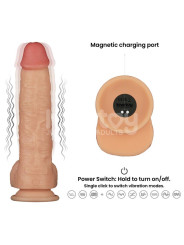 Arnés con Dildo Vibrador 9.5 - Juguetes XXX: ¡Placer garantizado!