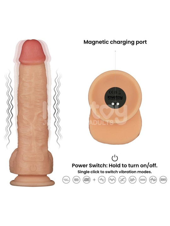 Arnés con Dildo Vibrador 9.5 - Juguetes XXX: ¡Placer garantizado!