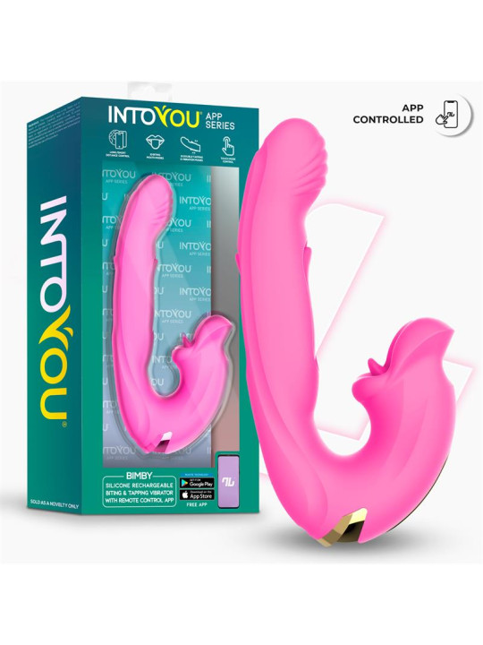 Bimby Vibrador Doble Tapping con APP - Juguetes XXX