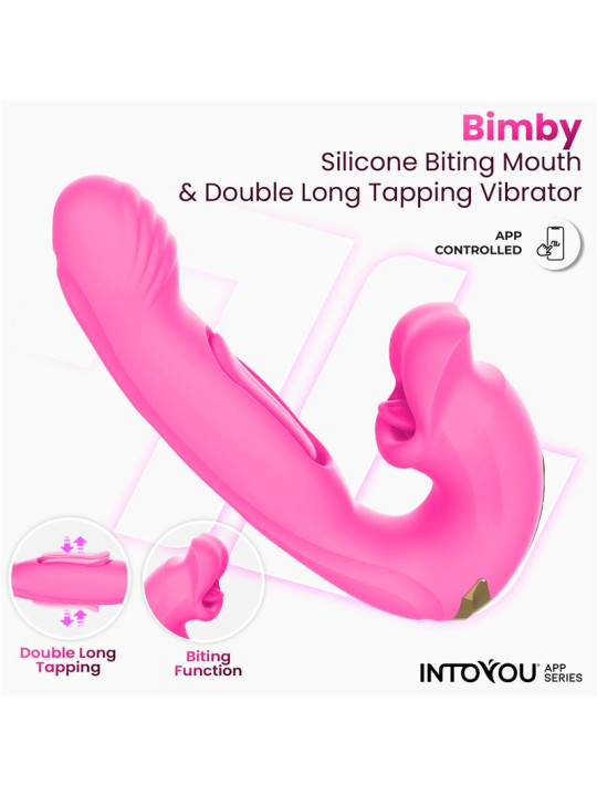 Bimby Vibrador Doble Tapping con APP - Juguetes XXX