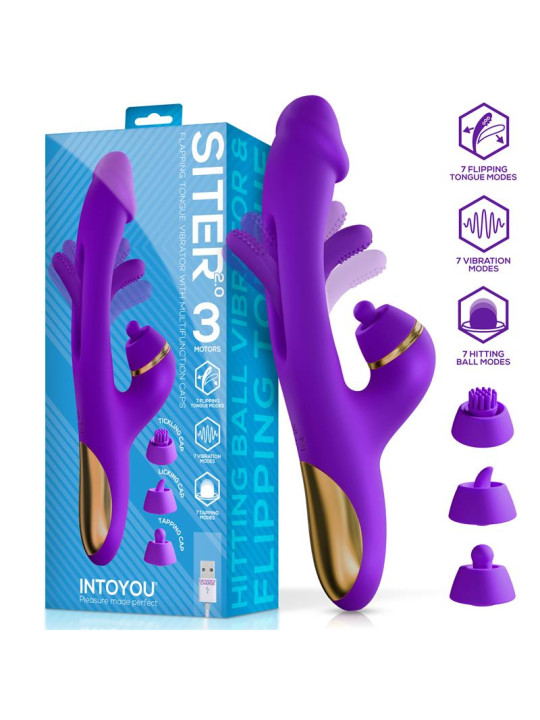 Vibrador Siter 2.0 con Lengua Flapping - ¡Descubre la Sensación!
