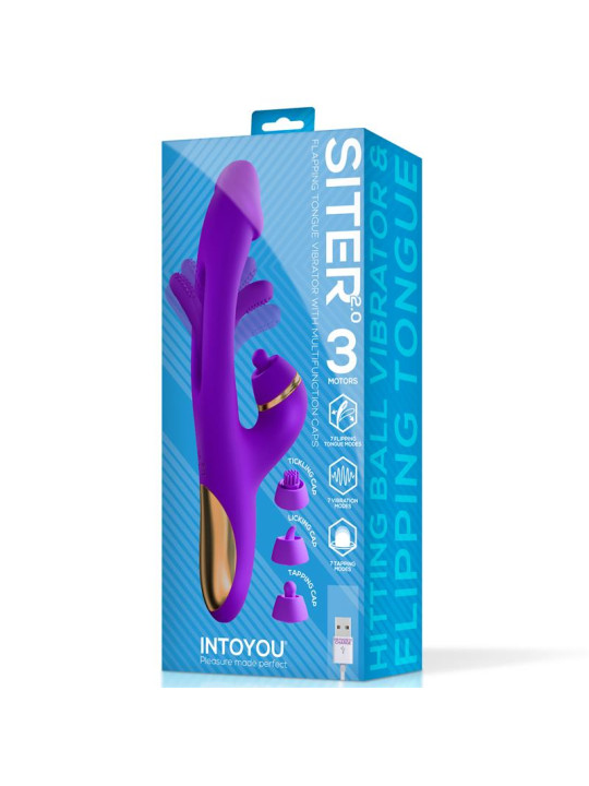 Vibrador Siter 2.0 con Lengua Flapping - ¡Descubre la Sensación!