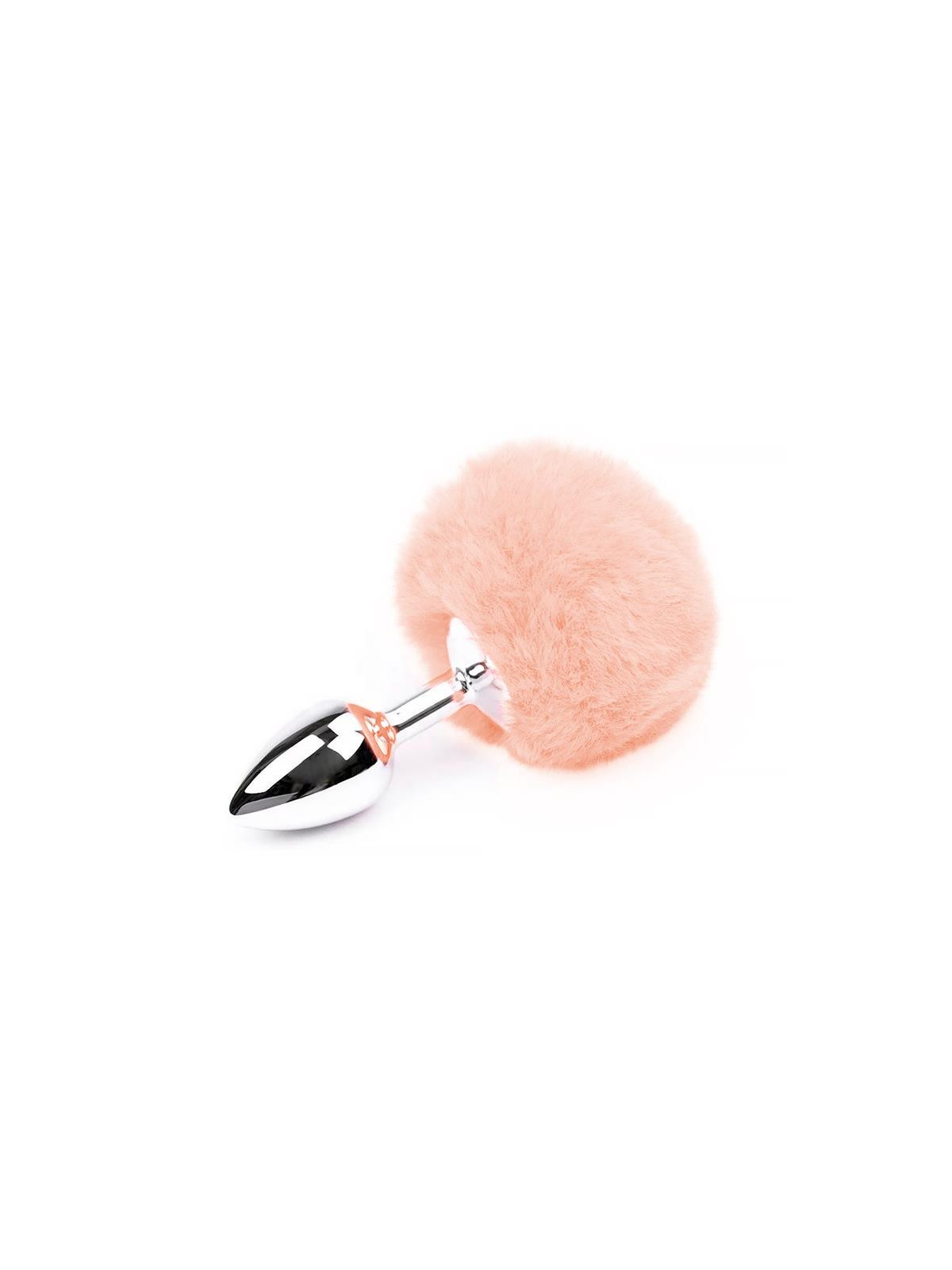 Plug Anal Pompón Rosa Chicle Talla S - Juguetes XXX
