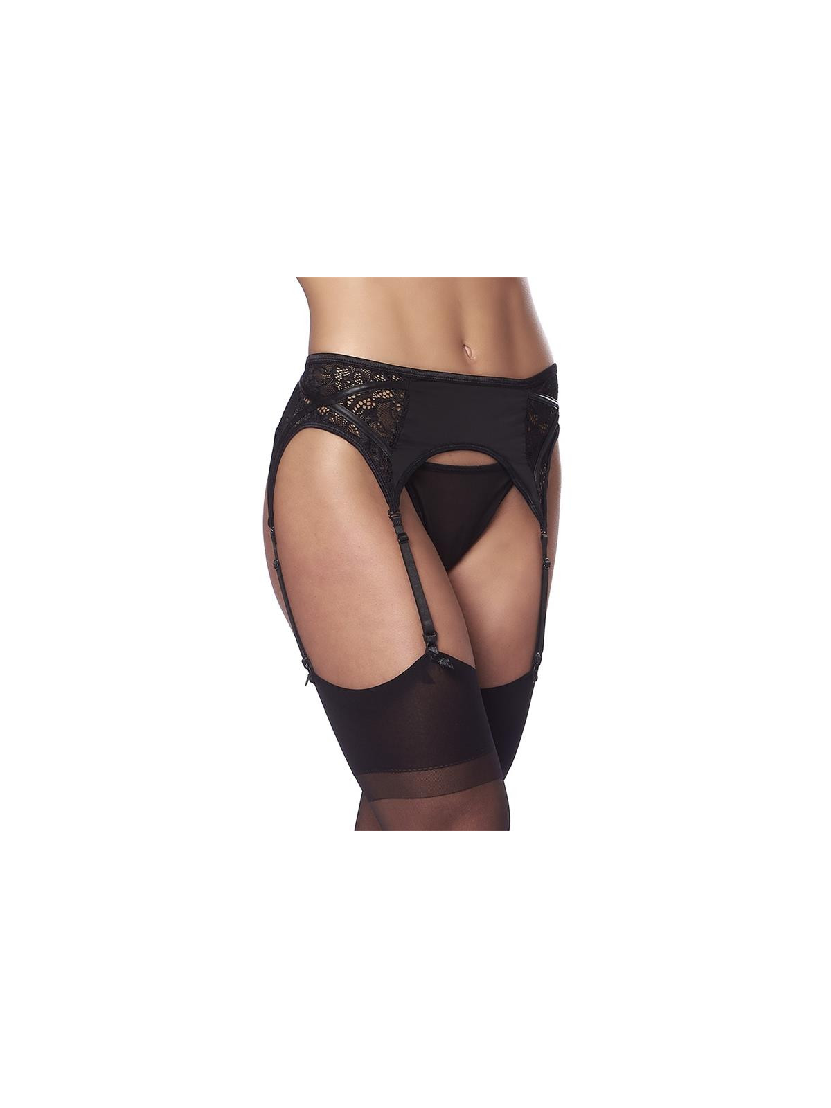 Liguero con Braguitas y Medias Negros