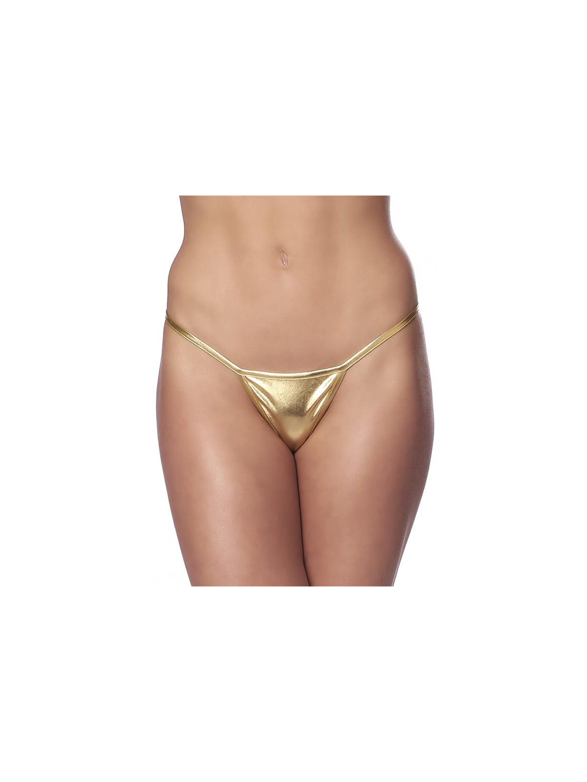 Micro Tanga Dorado Talla Unica