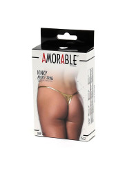 Micro Tanga Dorado Talla Unica