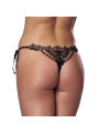 Tanga Fantasia Negro Talla Unica