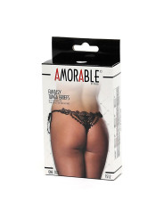 Tanga Fantasia Negro Talla Unica