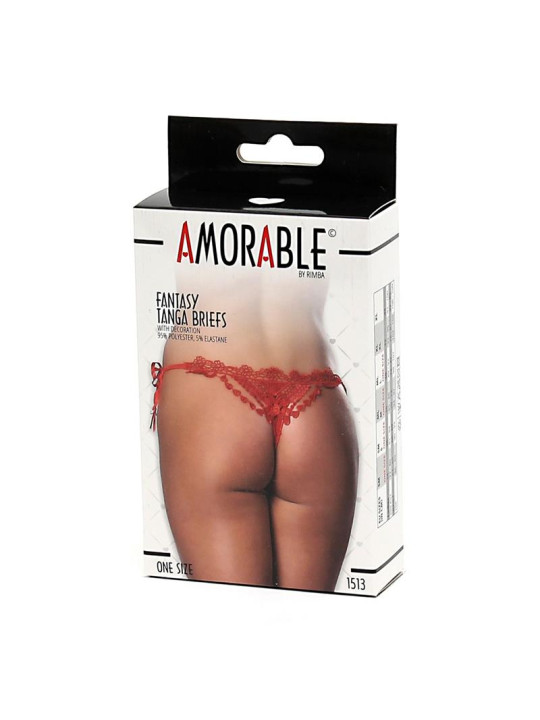 Tanga Fantasía Rojo Talla Unica