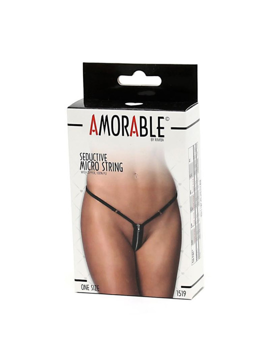 Micro Tanga con Cremallera Talla Unica
