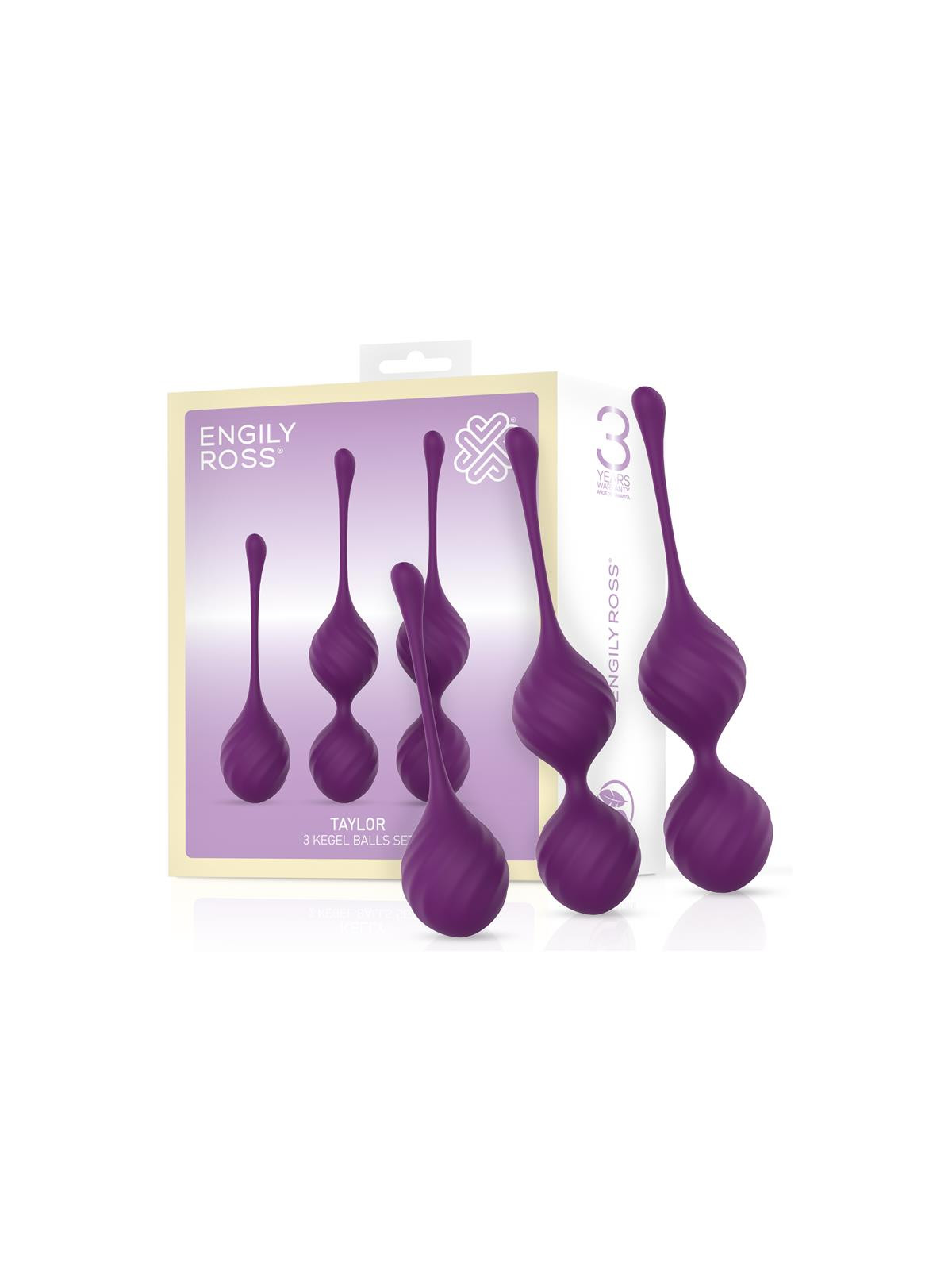 Taylor 2.0 Bolas Kegel Silicona Púrpura