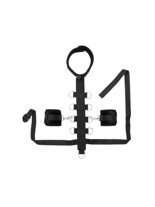 Set Collar con Esposas Negro