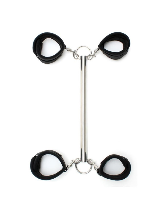 Barra Separadora con Esposas Negro