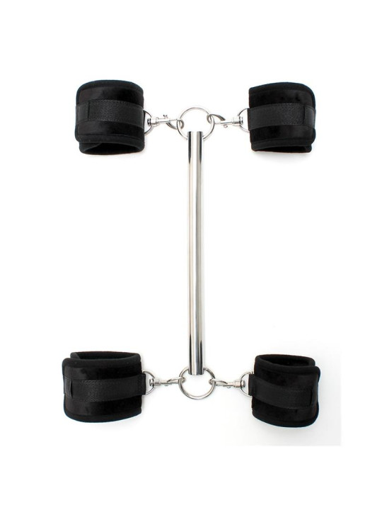 Barra Separadora con Esposas Negro