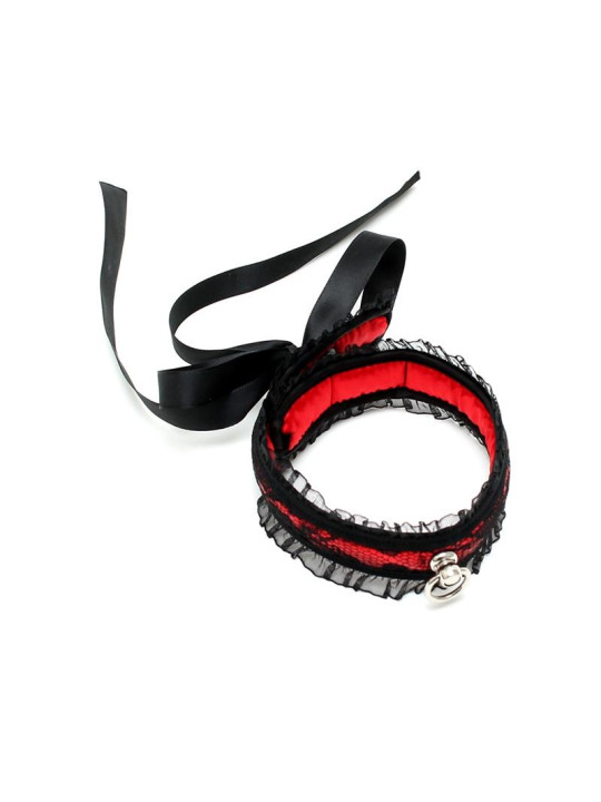 Collar de Saten Rojo