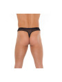 Tanga Rejilla Negro Talla Única